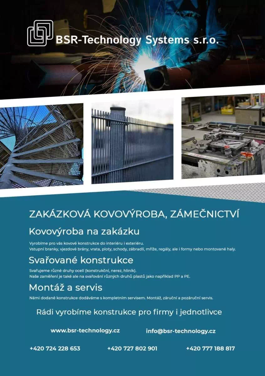 leták kovovýroba